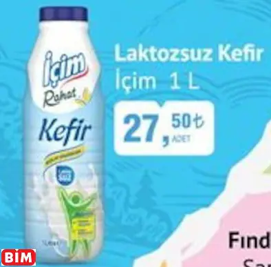İÇİM LAKTOZSUZ KEFİR İÇİM LAKTOZSUZ KEFİR